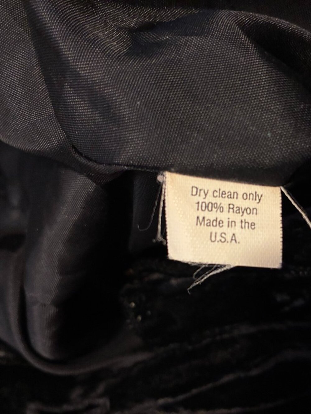 Double D Ranch woman's black velour jacket - Picture 7 of 7